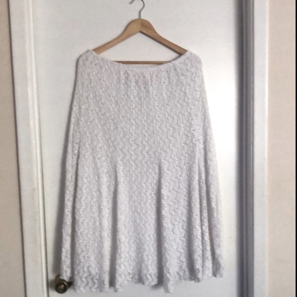 Rudy Rd. WOMENS White 2 Layer Net Long Skirt